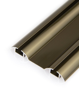 4.ПАРТНЕР Направляющая нижн. двухполозн., шампань глянец (5,8м)